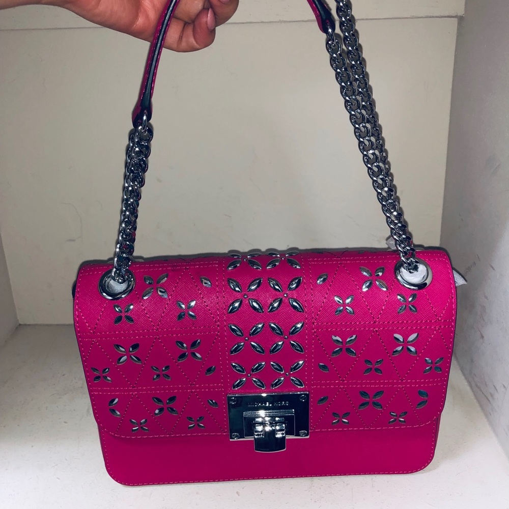 NWT Michael Kors Hot Pink Crossbody/Shoulder Purse